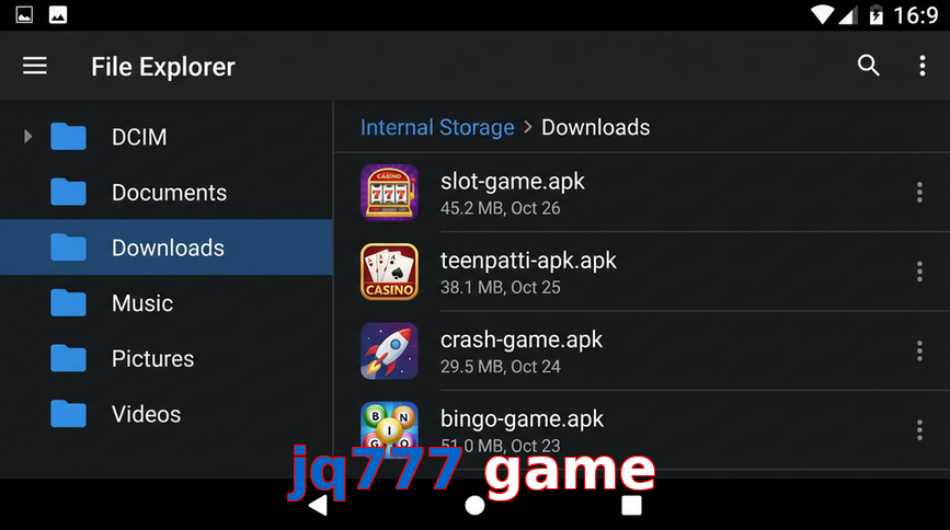 Main screen of Jq777 Game gameapk page for PK players